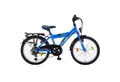 Produktbild: Talson Kinderfahrrad 20 Zoll Cityrad, 6 Gang Shimano, Kettenschaltung, mit Beleuchtung nach StVZO und Gepäckträger Blau