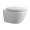Produktbild: Wand-WC spülrandlos 'Rio' inklusive WC-Sitz weiß