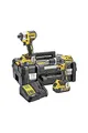 Produktbild: DEWALT DCK266P2T-GB XR Kombi Bohrmaschine und Schlagschrauber Brushless Kit in TSTAK Box, 1W, 18V, Gelb/Schwarz