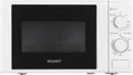 Produktbild: Exquisit MW900-030G Stand Mikrowelle, 43,9 cm breit, 700W, 20L, Grill, 5 Leistungsstufen, weiß