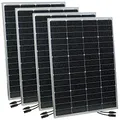 Produktbild: revolt Strom Solarpanels: 4er-Set mobile monokristalline Solarpanels, 36 V, 150 W, MC4-komp. (Solarmodul)