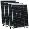 Produktbild: revolt 4er-Set mobile monokristalline Solarpanels, 36 V, 150 W, MC4-komp.
