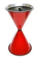 Produktbild: Standaschenbecher Diabola, 71x40 cm rot Marke Szagato Made in Germany (Industrie Standaschenbecher modern Design Aschenbecher groß stehend aus Metall für innen und außen wetterfest windfest)