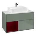 Produktbild: V&B Waschtischunterschrank Finion 100, Pl bla m, Reg li Peo, Oli. m Lac