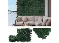 Produktbild: Wandfliese MCW-L78, Sichtschutz Windschutz Verkleidung für Terrasse/Balkon, 4x je 50x50cm = 1m² ~ Lorbeer grün