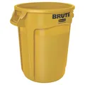 Produktbild: Mülltonne Rubbermaid Brute Container 121 L gelb mit Handgriffen, sehr widerstandsfähig 76014150