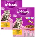 Produktbild: (EUR 4,24 /kg) Whiskas Junior Huhn, Trockenfutter, 2-12 Kätzchenfutter: 2 x 7 kg