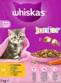 Produktbild: (€ 5,14/kg) Whiskas Junior Huhn,  2-12 Monate, Kätzchenfutter mit Knackits: 7 kg