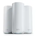 Produktbild: NETGEAR Orbi Serie 770 | Mesh WiFi 7 System | RBE773 | Mesh WiFi 7 Router und 2 Satelliten | Bis zu 11 Gbit/s | Abdeckung bis 540 m² | 100 Geräte | 2,5-GB-Internetport | Tri-Band BE11000 | 3 Pack