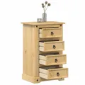 Produktbild: Nachttisch Nachtschrank Nachtkommode Nachtkonsole Massivholz Kiefer vidaXL