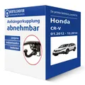 Produktbild: Brink Anhängerkupplung abnehmbar für HONDA CR-V IV Typ RM AHK NEU