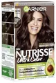 Produktbild: Garnier Nutrisse Dauerhafte Pflege-Haarfarbe mit nährenden Fruchtölen, Coloration mit 8 Wochen Halt, Ultra Crème Tönung, 4.15 Marron Glace