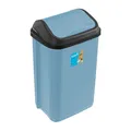 Produktbild: swantje Mülleimer mit Schwenkdeckel 10 l nordic blau