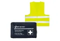 Produktbild: FIRST AID ONLY® KFZ-Verbandtasche Set DIN 13167 mit Warnweste, Erste Hilfe für Motorrad, Fahrrad, Reise