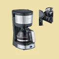 Produktbild: Severin Glaskrug-Kaffeemaschine für 4 Tassen - KA 4808 - Edelstahl/schwarz