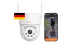 Produktbild: LUPUS LE213 WLAN Alarmkamera Außen (3MP, WiFi 6, PT Dome, 30 m Nachtsicht), KI-Personenerkennung & Objektverfolgung, Flutlicht & Sirene, Täteransprache, dt. Hersteller, IP66, Keine Konto/Cloud-Pflicht