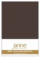 Produktbild: Janine Spannbettlaken Mako Feinjersey Classic Jersey 5007, Größe:90 x 190-100 x 200 cm, Farbe:Dunkelbraun 87