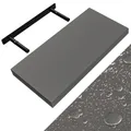 Produktbild: DeubaXXL DE Wandregal Schweberegal 50cm Grau + Halterung 107739