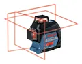 Produktbild: Bosch Professional Punkt- und Linienlaser GLL 3-80, Mit 4 x 1,5 V-LR6-Batterie & Schutztasche - im Handwerkerkoffer