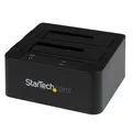 Produktbild: StarTech.com 2-fach USB 3.0 / eSATA Festplatten Dockingstation mit UASP für 2,5/3,5