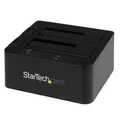 Produktbild: SDOCK2U33EB StarTech.com 2-fach USB 3.0 / eSATA Festplatten Dockingstation m ~D~