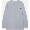 Produktbild: Dickies Taschen Langarm Baumwoll Herren T-Shirt in Grau