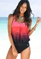 Produktbild: Tankini mit Batikoptik, Gr. 36 - N-Gr, rot-bedruckt N-Gr