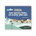 Produktbild: Gott spricht: Siehe, ich mache alles neu (Offenbarung 21,5) Tischkalender 2026