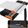 Produktbild: Papierschneidemaschine A3 12 Blatt Fingerschutz Lineal Winkelmesser Guillotine