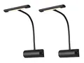 Produktbild: meineWunschleuchte 2er SET dimmbare Bilderleuchten mit Flexarm in Schwarz matt, Breite 18cm