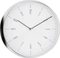 Produktbild: MEBUS Quarz Wanduhr Ø30cm chrom
