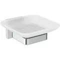 Produktbild: Ideal Standard IOM Cube Seifenhalter E2201AA Schale, satiniertes Glas, verchromt