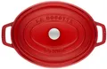 Produktbild: Staub Bratentopf Gusseisen 29x23 cm oval kirschrot Retourenware Neu - Sonstige