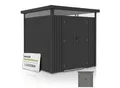 Produktbild: Juskys Gerätehaus Luzern Pro 5,3 m² - Metall Geräteschuppen - wetterfest & abschließbar - Anthrazit
