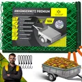 Produktbild: KESSER® Anhängernetz + Haken 1,5x2,2m Abdecknetz Container Netz Ladungssicherung