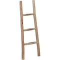 Produktbild: Relaxdays Dekoleiter Kastanienholz Natur Handgefertigt 90 cm x 35 cm x 4,5 cm 1,5 kg