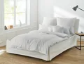 Produktbild: Irisette GmbH & Co. KG Mako-Satin uni Bettwäsche Set uni Paris 8000 Farbe grau Größe 200 x 200cm