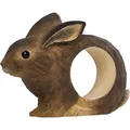 Produktbild: Wildlife Garden WG4564 Serviettenring Kaninchen - Handgeschnitzter Serviettenring aus Holz für die Tischdekoration