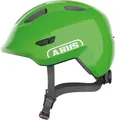 Produktbild: ABUS Kinderhelm Smiley 3.0 - Fahrradhelm mit tiefer Passform, kindergerechten Designs & Platz für einen Zopf - für Mädchen und Jungs - Grün Glänzend, Größe S (45-50 cm)