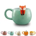 Produktbild: Winkee - Pet Friends Fuchs-Tasse Finn I Super süße Kaffeetasse & Teetasse I Großer Becher- ca. 450 ml