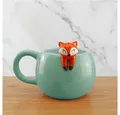 Produktbild: Winkee Becher Becher Pet Friends Kaffeebecher Fuchs, Keramik, ca. 14 x 12 x 11 cm, für ca. 350 ml