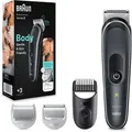 Produktbild: Braun Elektrorasierer BodyGroomer Series 5, BG5340, Wet und Dry, mit 3 Kammaufsätzen