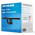 Auto Hak Anhängerkupplung abnehmbar für FIAT 500 Fliessheck Typ 312 AHK NEU