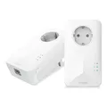 Produktbild: STRONG AV1000Mbit/s Powerline Adapter Set, HomePlug AV2 Powerline Internet Erweiterung, Plug & Play, EIN Knopf Sicherheit, Energiesparmodus, Gigabit LAN Ports, ideal für TV, PC, Gaming Konsole