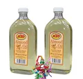 Produktbild: [ 2x 500ml ] Mandelöl/Speiseöl und für die Körperpflege/PURE ALMOND OIL + ein kleiner Glücksanhänger gratis