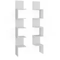 Produktbild: Vicco Eckregal, Weiß, Holzwerkstoff, 5 Fächer, Rechteckig, 28x175.4x28 cm, Wohnzimmer, Regale, Eckregale