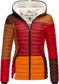 Produktbild: Navahoo Steppjacke Multikulti stylische Colorblocking Übergangsjacke m. Kapuze