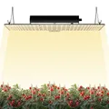 Produktbild: VEVOR 200W Dimmbar Pflanzenlampe 30x40x12cm LED Pflanzenlampe 544x Samsung 281B Vollspektrum 26000lm Lichtstrom Wachstumslampe 760nm Infrarot-Wellenlänge Pflanzenlicht Gewächshaus Anbauzelt Balkon