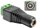 Produktbild: Delock Adapter: DC 5,5 x 2,1 mm Buchse zu Terminalblock 2 Pin, Vielseitige Anwendung