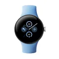 Produktbild: GOOGLE Pixel Watch 2 (LTE) Smartwatch Aluminium Fluorelastomer, 130–175 mm, 165–
